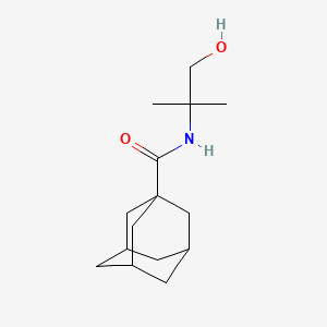 molecular formula C15H25NO2 B2813012 N-(2-hydroxy-1,1-dimethylethyl)adamantane-1-carboxamide CAS No. 420821-65-4