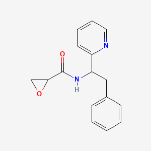 N-(2-Phenyl-1-pyridin-2-ylethyl)oxirane-2-carboxamide