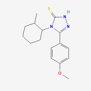 5-(4-methoxyphenyl)-4-(2-methylcyclohexyl)-4H-1,2,4-triazole-3-thiol