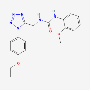 1-((1-(4-ethoxyphenyl)-1H-tetrazol-5-yl)methyl)-3-(2-methoxyphenyl)urea