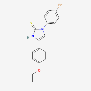3-(4-bromophenyl)-5-(4-ethoxyphenyl)-1H-imidazole-2-thione