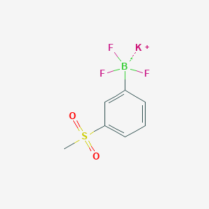 Potassium trifluoro(3-(methylsulfonyl)phenyl)borate