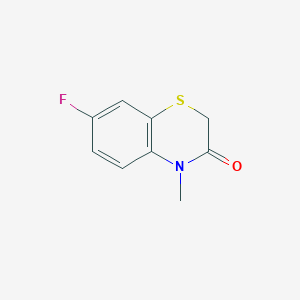 7-fluoro-4-methyl-2H-1,4-benzothiazin-3(4H)-one