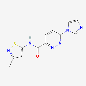 6-(1H-imidazol-1-yl)-N-(3-methylisothiazol-5-yl)pyridazine-3-carboxamide