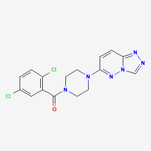 (4-([1,2,4]Triazolo[4,3-b]pyridazin-6-yl)piperazin-1-yl)(2,5-dichlorophenyl)methanone