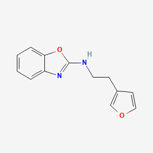 N-[2-(Furan-3-yl)ethyl]-1,3-benzoxazol-2-amine