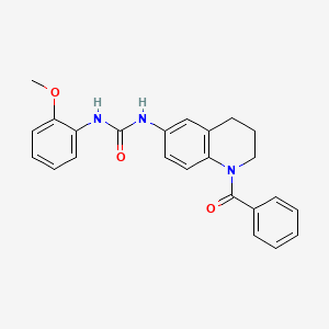 1-(1-Benzoyl-1,2,3,4-tetrahydroquinolin-6-yl)-3-(2-methoxyphenyl)urea