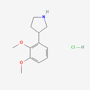3-(2,3-Dimethoxyphenyl)pyrrolidine hydrochloride