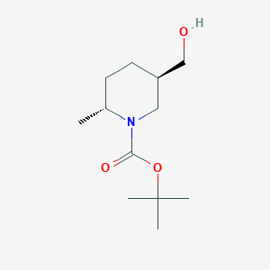 tert-Butyl (2R,5R)-5-(hydroxymethyl)-2-methylpiperidine-1-carboxylate
