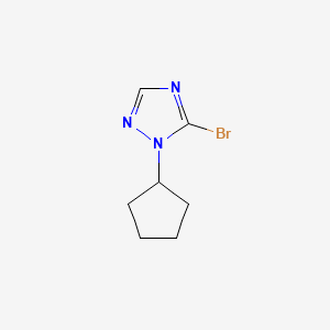 5-Bromo-1-cyclopentyl-1H-1,2,4-triazole
