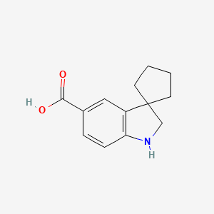 Spiro[cyclopentane-1,3'-indoline]-5'-carboxylic acid