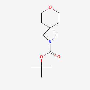 molecular formula C12H21NO3 B2813217 叔丁基7-氧杂-2-氮杂螺[3.5]壬烷-2-羧酸酯 CAS No. 1934950-79-4