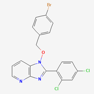 1-[(4-bromobenzyl)oxy]-2-(2,4-dichlorophenyl)-1H-imidazo[4,5-b]pyridine