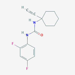 N-(2,4-difluorophenyl)-N'-(1-ethynylcyclohexyl)urea