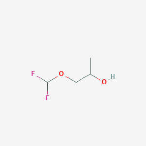 molecular formula C4H8F2O2 B2813385 1-(Difluoromethoxy)propan-2-ol CAS No. 1824190-82-0