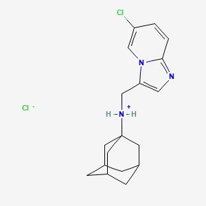 N-[(6-chloroimidazo[1,2-a]pyridin-3-yl)methyl]-1-adamantanamine