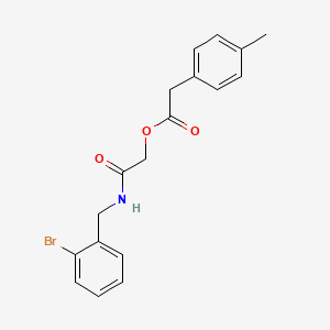 2-[(2-Bromobenzyl)amino]-2-oxoethyl (4-methylphenyl)acetate