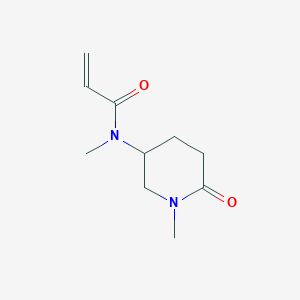 N-Methyl-N-(1-methyl-6-oxopiperidin-3-yl)prop-2-enamide