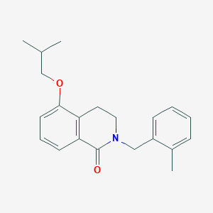5-isobutoxy-2-(2-methylbenzyl)-3,4-dihydroisoquinolin-1(2H)-one