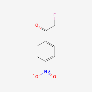 molecular formula C8H6FNO3 B2813471 2-fluoro-1-(4-nitrophenyl)ethan-1-one CAS No. 350-39-0