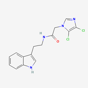2-(4,5-dichloro-1H-imidazol-1-yl)-N-[2-(1H-indol-3-yl)ethyl]acetamide