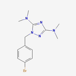 1-(4-Bromobenzyl)-N3,N3,N5,N5-tetramethyl-1H-1,2,4-triazole-3,5-diamine