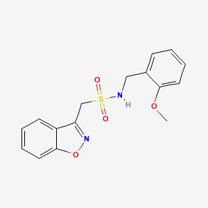 1-(benzo[d]isoxazol-3-yl)-N-(2-methoxybenzyl)methanesulfonamide