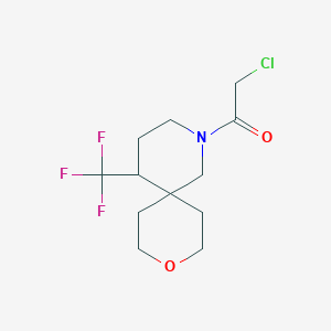 2-Chloro-1-[5-(trifluoromethyl)-9-oxa-2-azaspiro[5.5]undecan-2-yl]ethanone
