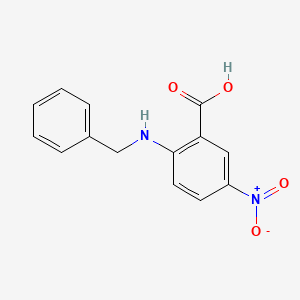 molecular formula C14H12N2O4 B2813565 2-(Benzylamino)-5-nitrobenzoic acid CAS No. 107946-93-0