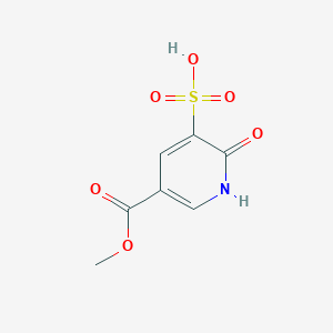 molecular formula C7H7NO6S B2813618 2-Hydroxy-5-(methoxycarbonyl)pyridine-3-sulfonic acid CAS No. 1443980-97-9