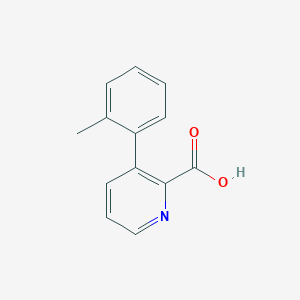 molecular formula C13H11NO2 B2813627 3-(2-Methylphenyl)picolinic acid CAS No. 1226205-60-2