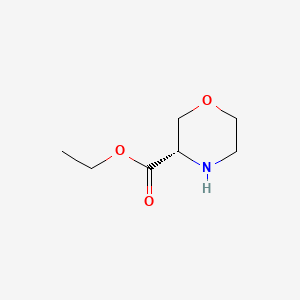 molecular formula C7H13NO3 B2813696 Ethyl morpholine-3-carboxylate CAS No. 84005-98-1