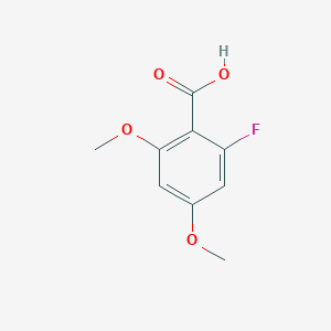 B2813780 2,4-Dimethoxy-6-fluorobenzoic acid CAS No. 286434-45-5; 434-45-7