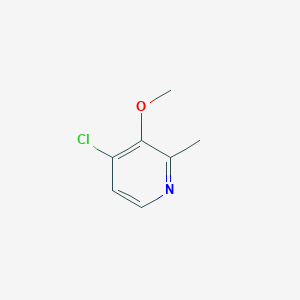 molecular formula C7H8ClNO B028138 4-Chloro-3-methoxy-2-methylpyridine CAS No. 107512-34-5