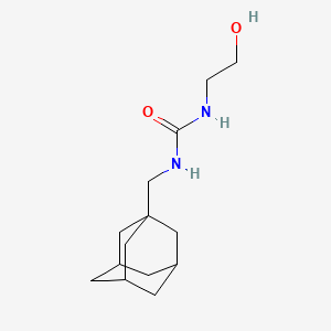 molecular formula C14H24N2O2 B2813810 1-[(ADAMANTAN-1-YL)METHYL]-3-(2-HYDROXYETHYL)UREA CAS No. 126334-06-3