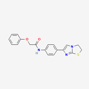 B2813822 N-(4-(2,3-dihydroimidazo[2,1-b]thiazol-6-yl)phenyl)-2-phenoxyacetamide CAS No. 893992-66-0