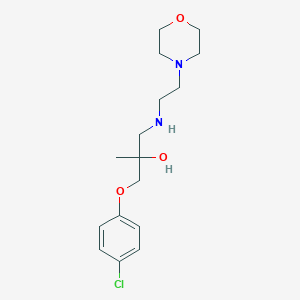 1-(4-Chlorophenoxy)-2-methyl-3-[(2-morpholinoethyl)amino]-2-propanol