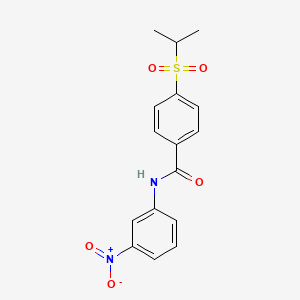 4-(isopropylsulfonyl)-N-(3-nitrophenyl)benzamide