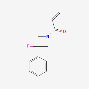 1-(3-Fluoro-3-phenylazetidin-1-yl)prop-2-en-1-one