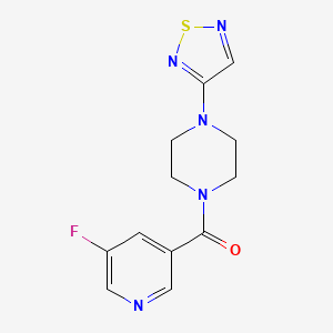 1-(5-Fluoropyridine-3-carbonyl)-4-(1,2,5-thiadiazol-3-yl)piperazine
