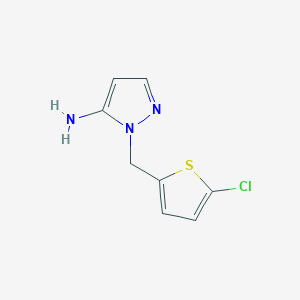 1-[(5-chlorothiophen-2-yl)methyl]-1H-pyrazol-5-amine