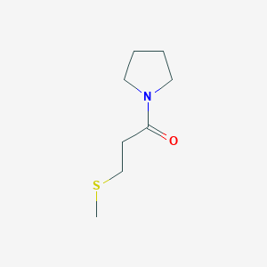 3-Methylsulfanyl-1-pyrrolidin-1-ylpropan-1-one