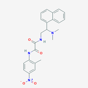 N1-(2-(dimethylamino)-2-(naphthalen-1-yl)ethyl)-N2-(2-methyl-4-nitrophenyl)oxalamide