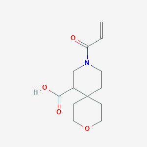 9-Prop-2-enoyl-3-oxa-9-azaspiro[5.5]undecane-11-carboxylic acid