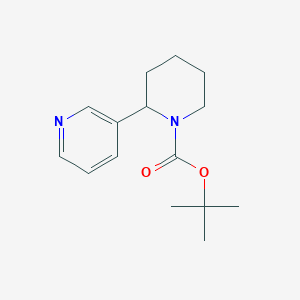 molecular formula C15H22N2O2 B028144 N-tert-Butoxycarbonyl Anabasine CAS No. 154874-91-6