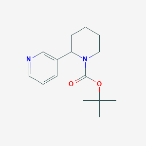 molecular formula C15H22N2O2 B028144 tert-Butyl 2-(pyridin-3-yl)piperidine-1-carboxylate CAS No. 154874-91-6