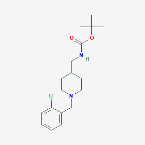 molecular formula C18H27ClN2O2 B2814404 tert-Butyl [1-(2-chlorobenzyl)piperidin-4-yl]methylcarbamate CAS No. 1286274-17-6