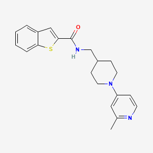 N-((1-(2-methylpyridin-4-yl)piperidin-4-yl)methyl)benzo[b]thiophene-2-carboxamide