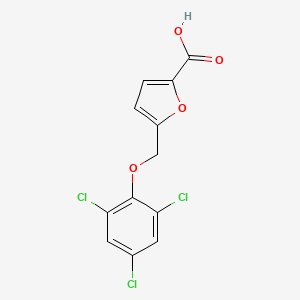 5-[(2,4,6-Trichlorophenoxy)methyl]-2-furoic acid