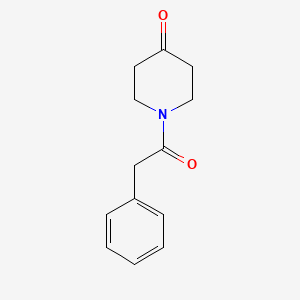molecular formula C13H15NO2 B2814436 1-(2-PHENYLACETYL)PIPERIDIN-4-ONE CAS No. 19202-11-0